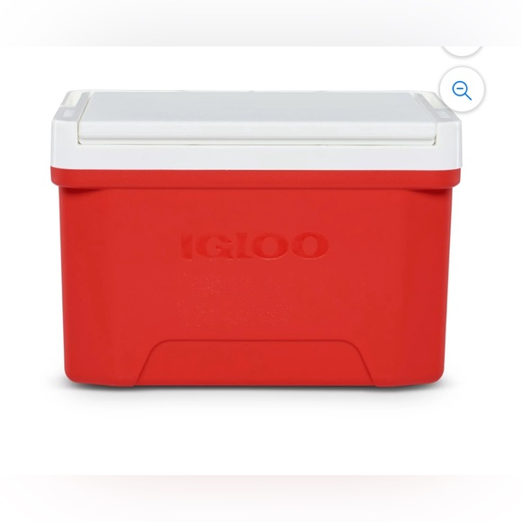 Igloo 9 Quart Laguna Ice Chest Cooler, Red (13" x 9 x 8") - Picture 2 of 3